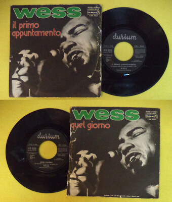 LP 45 7'' WESS Il primo appuntamento Quel giorno 1973 italy DURIUM no cd mc dvd*