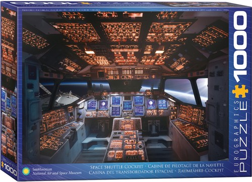 Eurographics Space Shuttle Cockpit 1000 Piece Jigsaw Puzzle - Picture 2 of 3