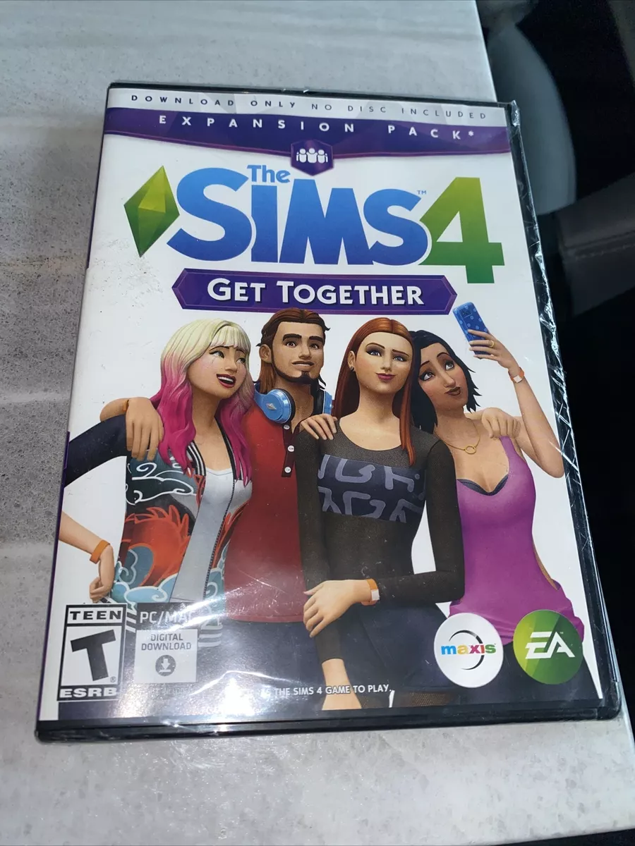 Sims 4 Get Together Expansion Pack PC MAC DVD-ROM Origin Maxis EA Rated T  Teen