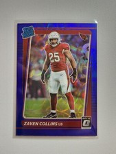 Zaven Collins Rated Rookie No. 265 Blue Scope Parallel 2021 Optic Football