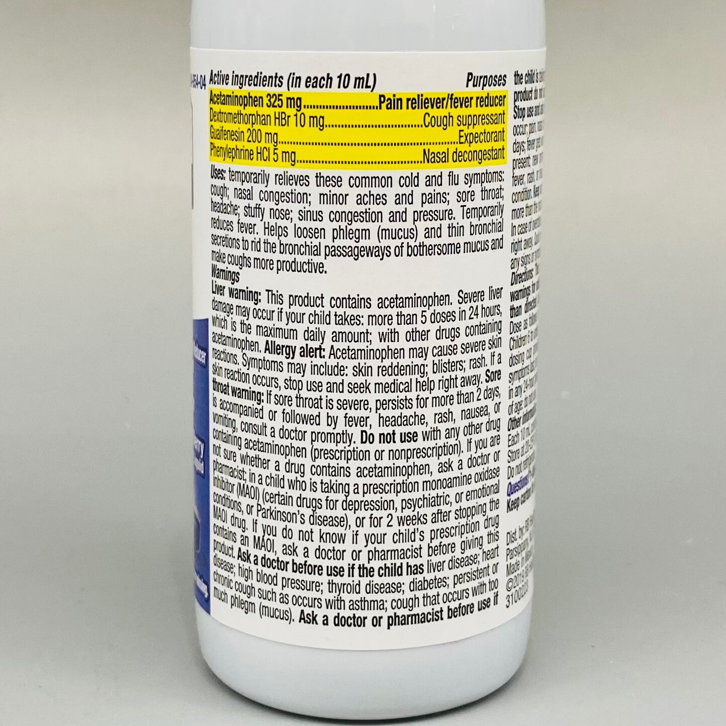 Mucinex Children’s Cold & Flu MultiSymptom Relief Very Berry 3FL 4PK