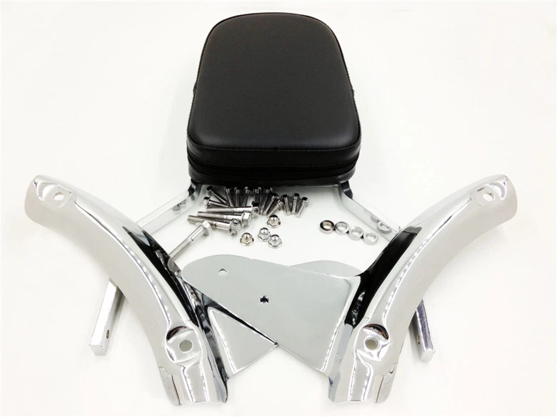 Encosto de motocicleta Flame Sissy Bar almofada de couro para HONDA Shadow Aero 1100 - Imagem 3 de 3