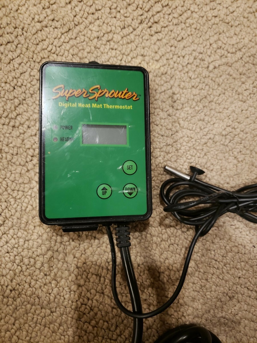 Super Sprouter Seedling Digital Heat Mat Thermostat Free Shipping