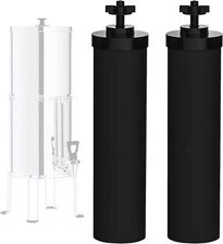 2Pack Black Water Filters Replacement Purification Elements Fit for Berkey BB9-2