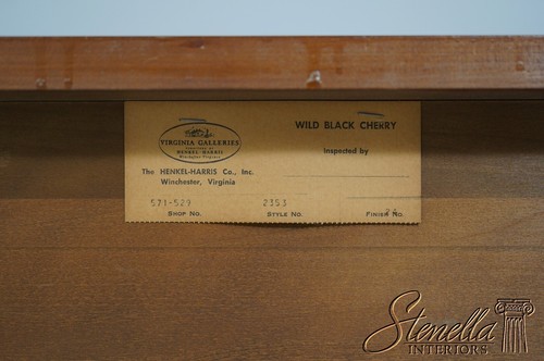 67221: HENKEL HARRIS Queen Anne Mahogany 2 Drawer Server - Picture 18 of 19