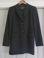 Laurel By Escada 100% Cashmere Gray Jacket Blazer - Size 36
