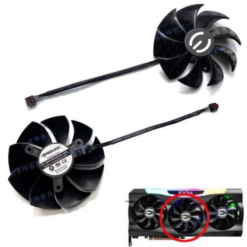 85mm EVGA RTX 3070 3080 Ti 3090 FTW3 ULTRA Graphics Card Fan Replacement TD21 - Picture 6 of 8