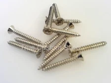 True Custom Shop® 1/2" Nickel Short Humbucker Mounting Ring Screws for Gibson