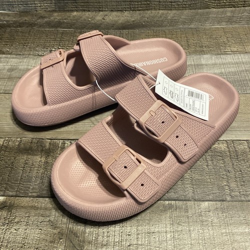 Cushionaire Womens Fame Recovery Cloud Slide with +Comfort Blush Rose Size 6 NWT | eBay