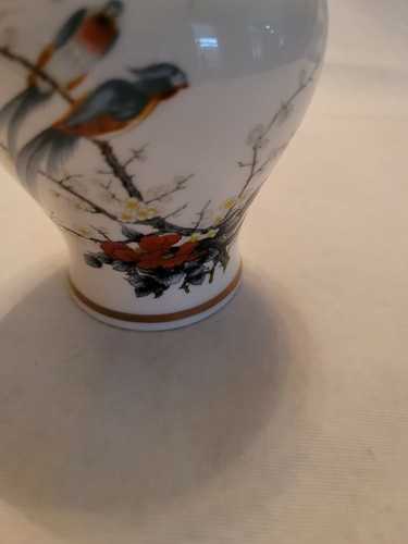Vintage Jay Cherry Blossom Tree Ginger Jar Japan - Picture 2 of 5