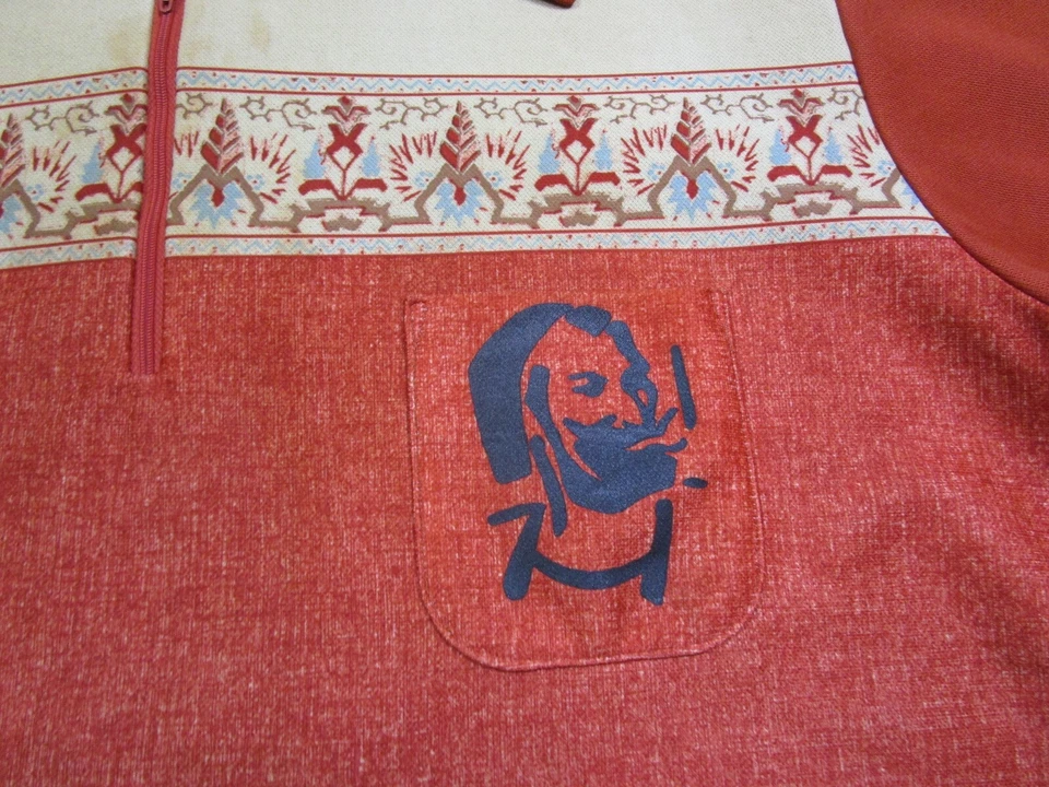 Camisa de Bowling Vintage King Louie Zig-Zag Hombre Años 70 Rockabilly Swing Para Hombre (L) Foto 3 de 4