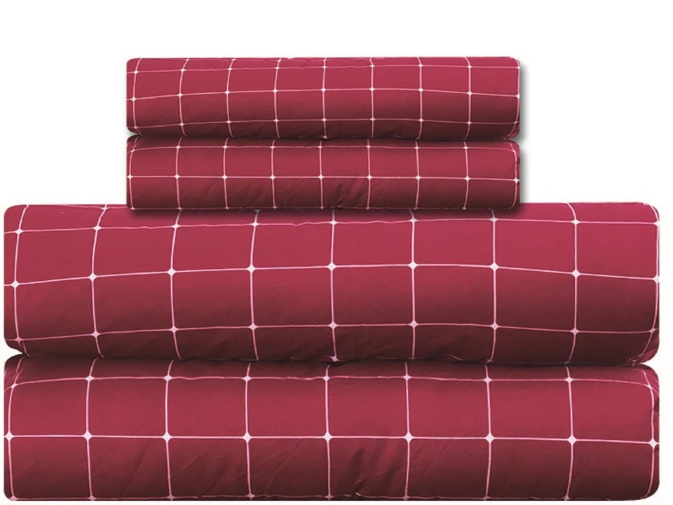 Juego de edredón de cama Tommy 8 piezas doble-completo-queen-king con sábanas y fundas de almohada Foto 2 de 4