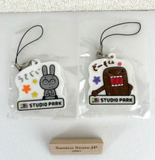NHK mascot Character Japan Domo kun  Usajii Strap set of 2 Unused Unopened