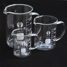 100-1000ML Cylinder Measuring Borosilicate glassware Chemistry Beaker Glass Lab