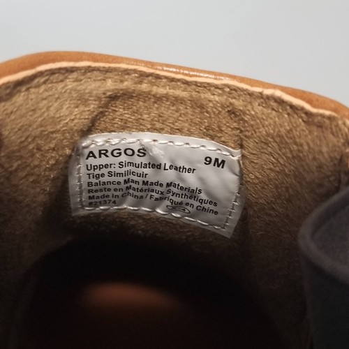 Deer Stags Tan Dress Boot Men’s 9 M Chelsea Blue Bottom Cap Toe Argos Slip On - 第 6/9 張圖片
