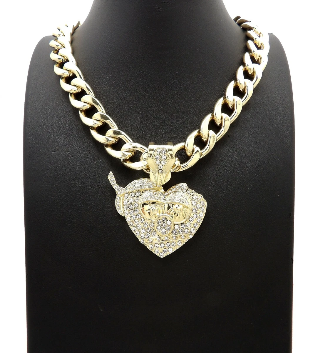ICED HIP HOP CHIEF KEEF THOT PENDANT 11mm 18