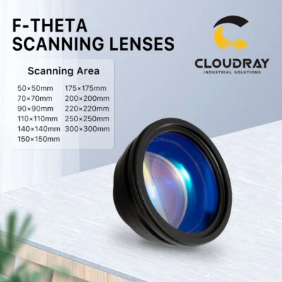 Cloudray F-theta Lens Field Lens for 1064nm Fiber Laser Marking Machine US Stock