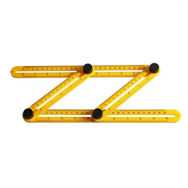 Multi angle measuring tool outlet
