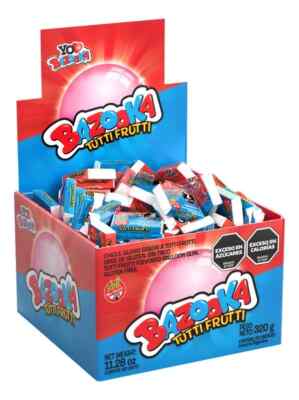 Chicle Bazooka Tutti Frutti - Caja X 80 Unidades