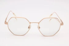 Ottoto Rialto Gold Geometric 35-003044 Eyeglasses Frames 50-19-145