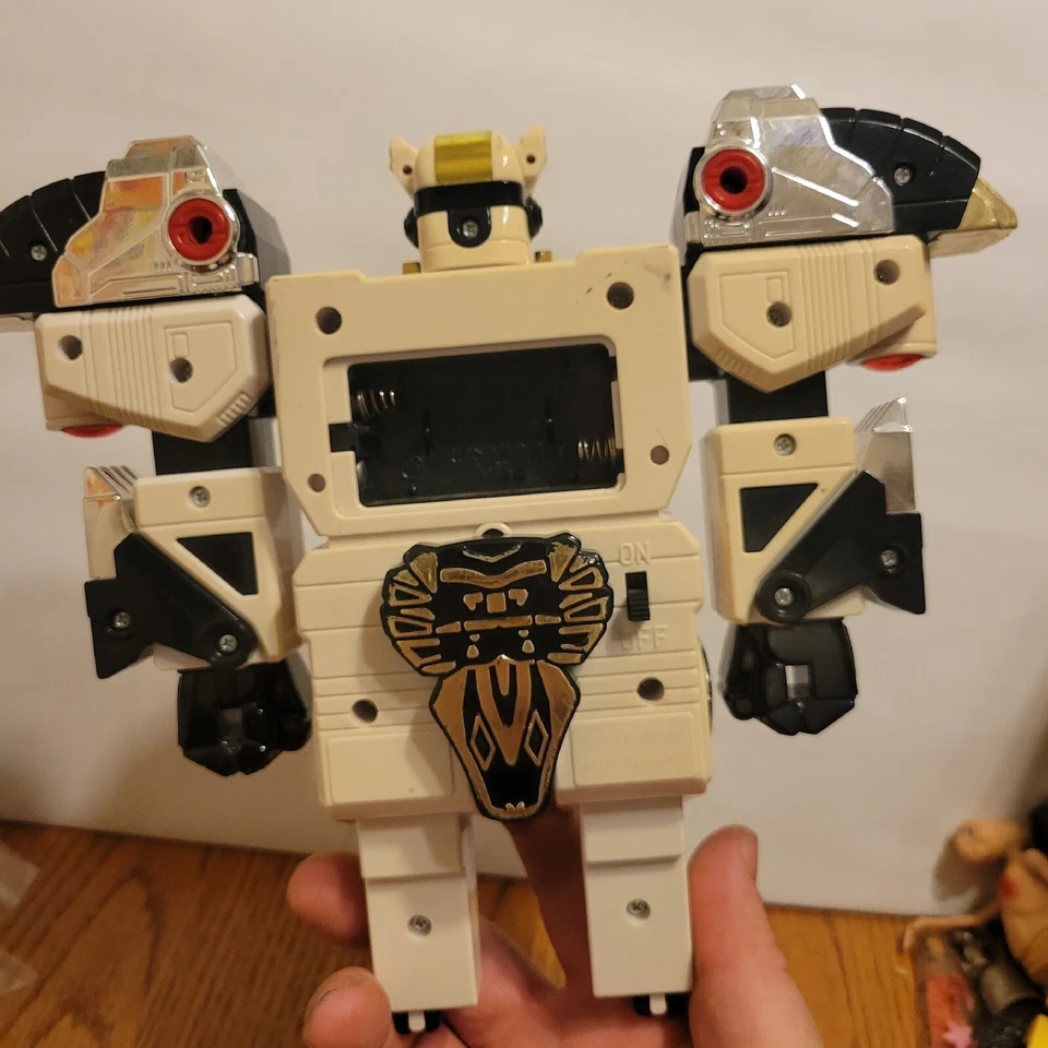 VTG BANDAI MMPR Mighty Morphin Power Ranger 1994 MEGA Tigerzord Working READ DES - Image 3 of 4