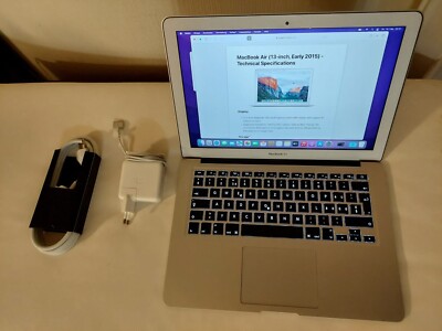 Apple MacBook Air 13 Zoll (256GB SSD, Intel Core i5, 1.6GHz, 8 GB) Laptop