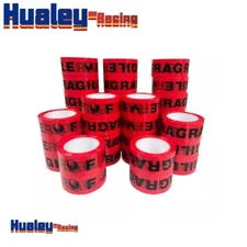 12 Rolls 2"x110 Yards Fragile Handle with Care Packing Shipping Box Sealing Tape