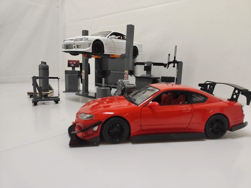1/24 Diorama Garage Props Model Set Repair Workshop Tools Scene Display Models - 第 8/15 張圖片