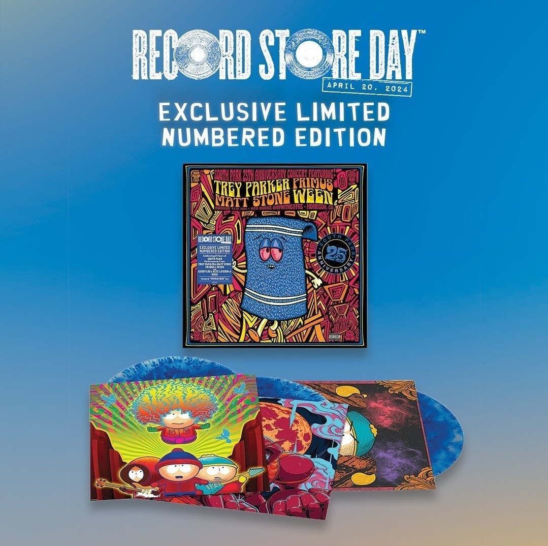 South Park The 25th Anniversary Concert Vinyl Towelie Blue /9500