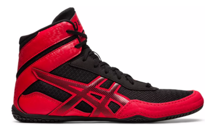 Asics Matcontrol Wrestling Shoes Black/Classic Red