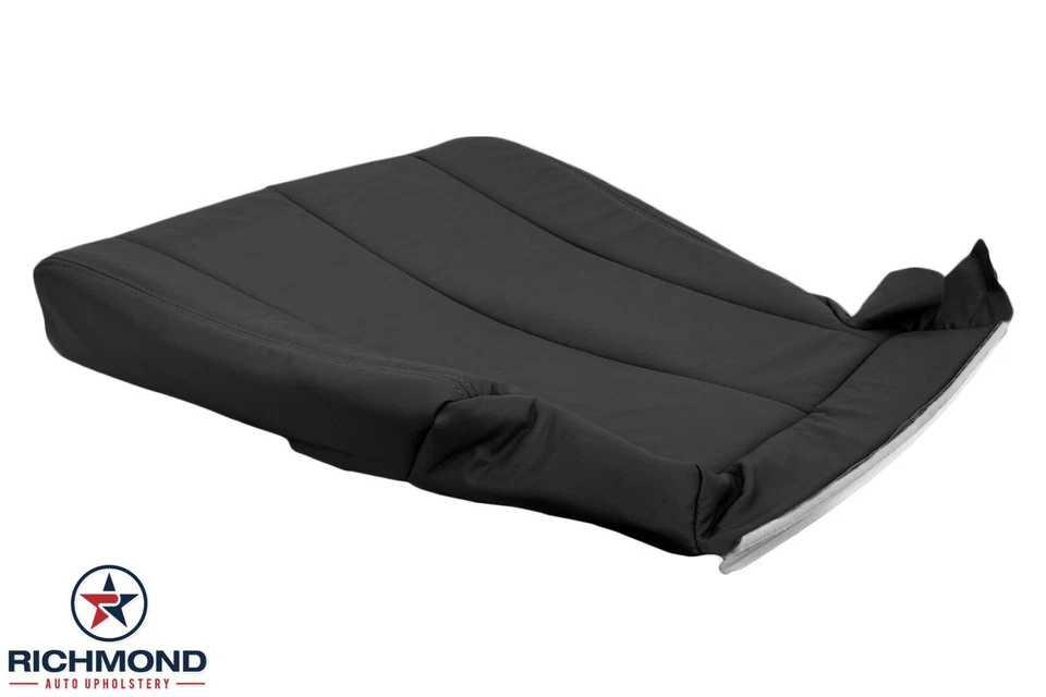 Capa de assento de couro preta de substituição inferior lateral do motorista Nissan Murano 2004 - Imagem 4 de 4