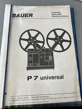 Ersatzteile Liste Bauer P7 universal - spare parts list, ca. 160 Seiten
