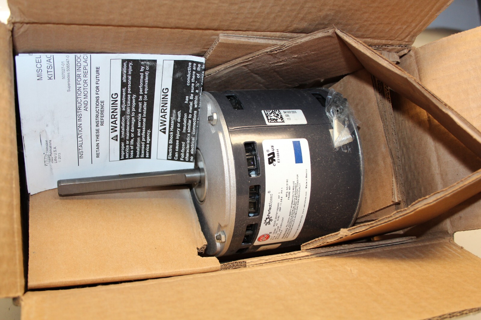 Lennox 72W45 1HP Variable Speed Motor Kit NIDEC REPLACEMENT KIT | eBay