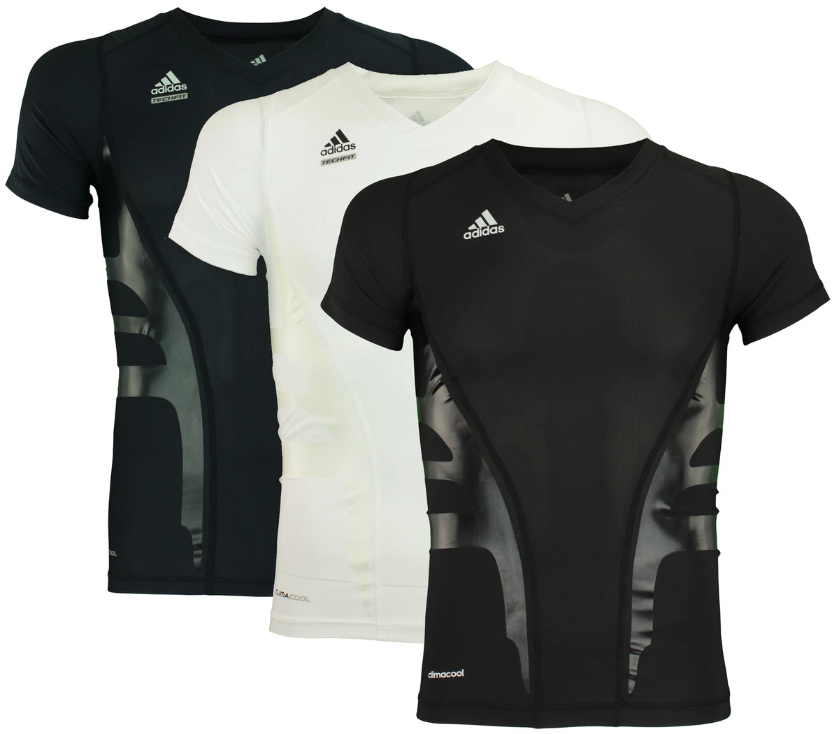 Adidas Techfit Compression Short Sleeve Climacool Tee, Color Options | eBay