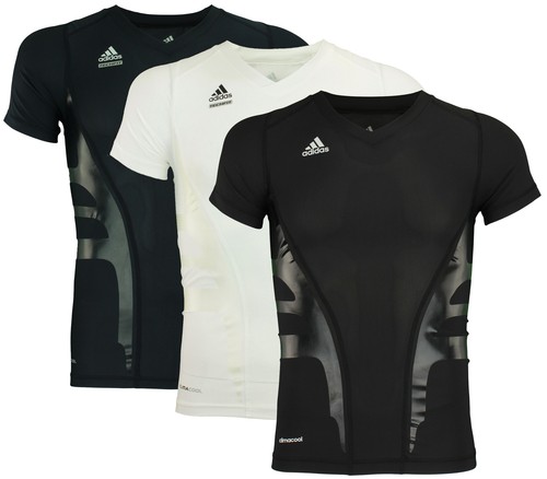 Adidas Men's Techfit Compression Short Sleeve Climacool Tee, Color Options - 第 1/7 張圖片