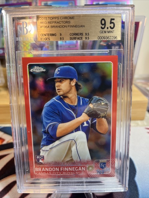 2015 Topps Chrome Brandon Finnegan /5 Rookie Red Refractor BGS 9.5 Gem Mint #195