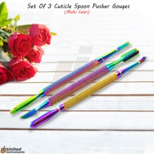 Ingrown Nail Cuticle Pusher Gouge Dead Skin Remover Manicure Pedicure Care Tools