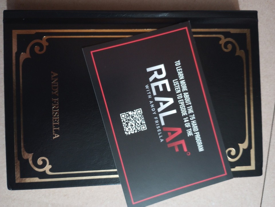 the-book-on-mental-toughness-by-andy-frisella-75-hard-ebay