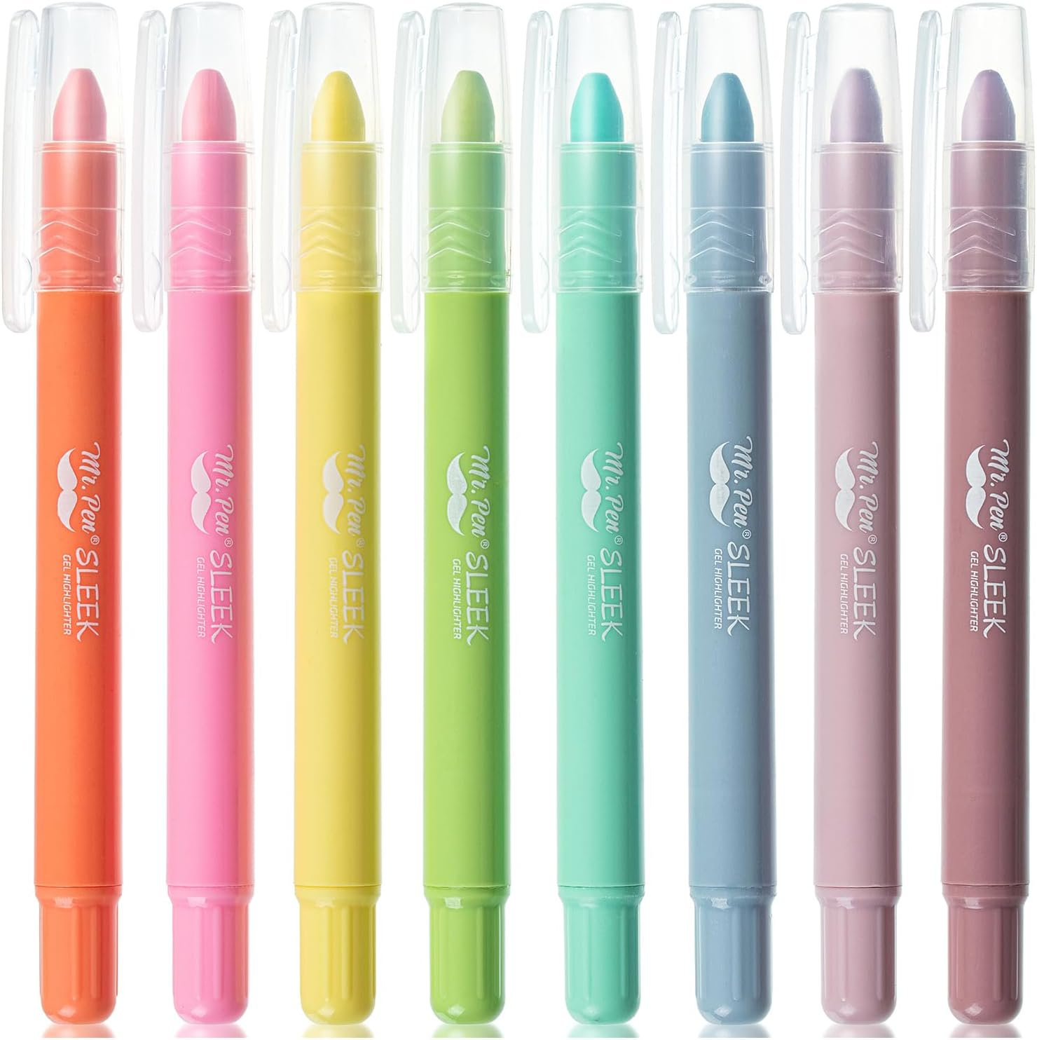 Gel Highlighter, 8 Pack, Assorted Colors for Bibles