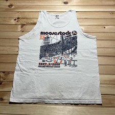 Vintage Y2K Moosestock Moose Lodge Music Festival 2000 Tank Top Shirt Size XL