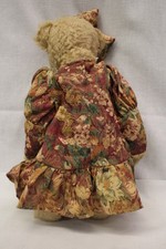 ASHTON DRAKE Galleries Teddy Bear 1999-2000, Brown & Jointed W/Dress & Bow, 17"