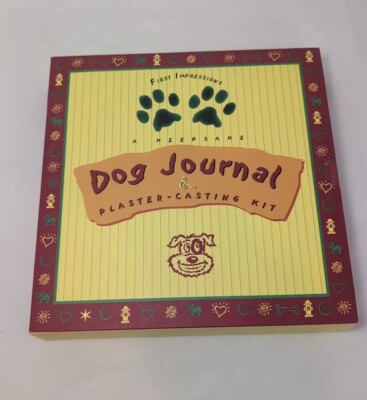 Puppy Book DOG JOURNAL & PLASTER-CASTING KIT  First Impressions a Keepsake Diary