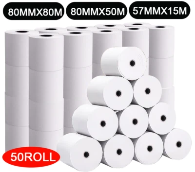 JOYHUT Thermorollen Bonrollen Kassenrollen Waagenrolle EC Cash Thermopapier 80mm 57mm