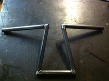 Tall 12 inches Z Bars Handlebars 1 inch USA MADE!