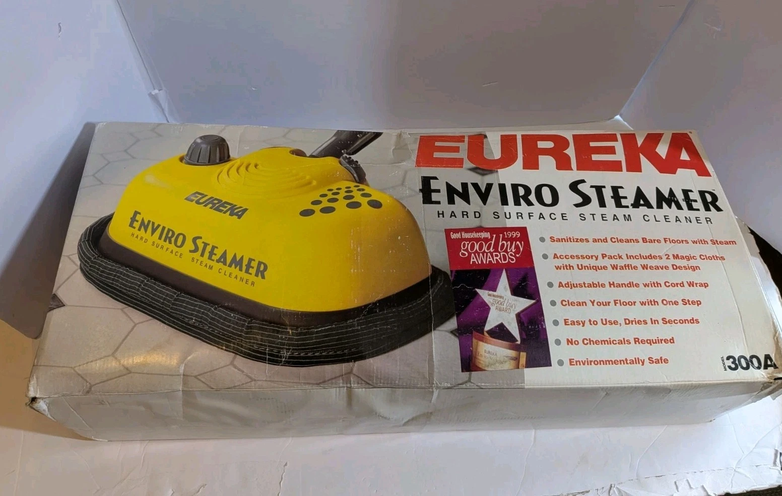 Eureka 300A Enviro Steamer Hard Surface Steam Cleaner Mop Tested In Box