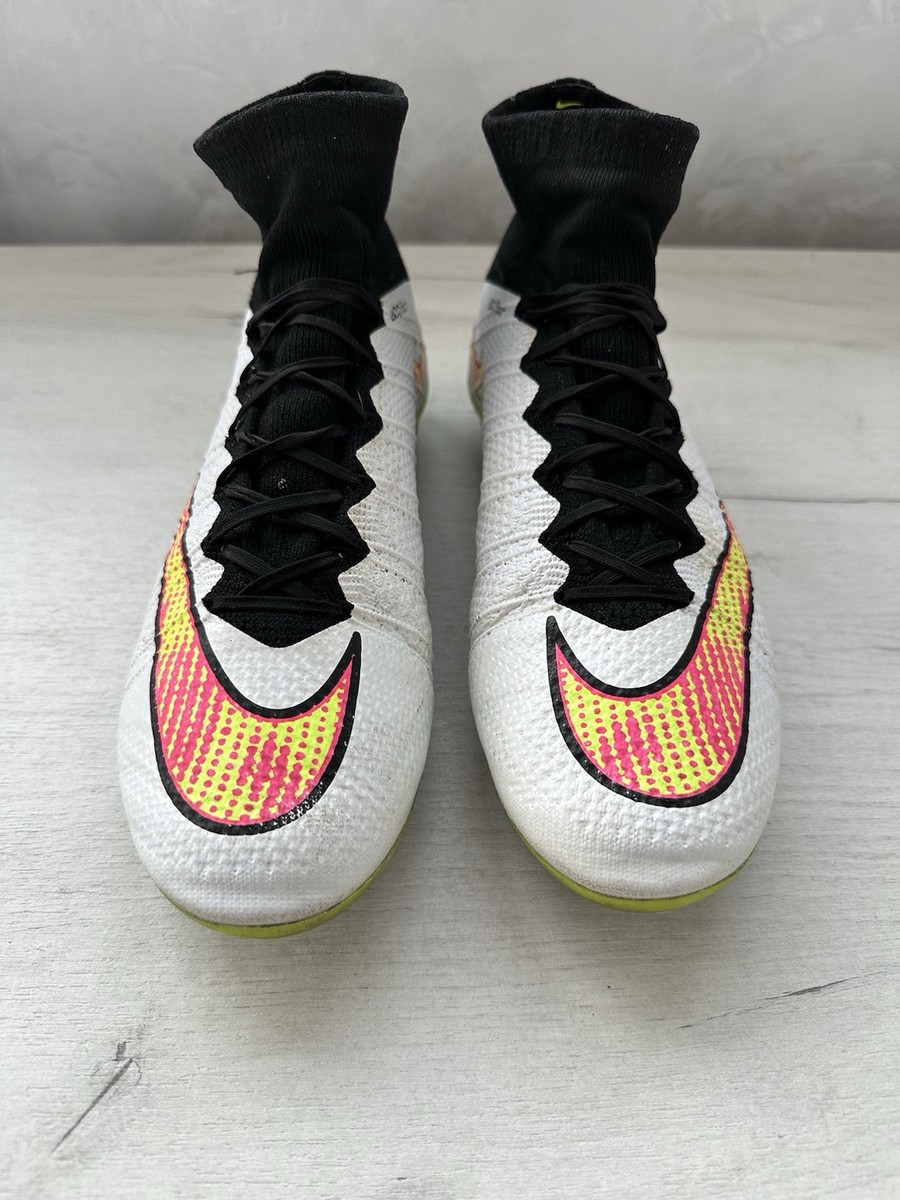 Nike Mercurial 26.5cmフットサルシューズ ホワイト/ブラック Nike Mercurial Superfly FG White Football Soccer Cleats