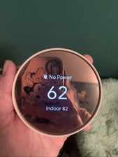 Google Nest Termostato Intelligente, Sabbia - USA Usato Una Volta