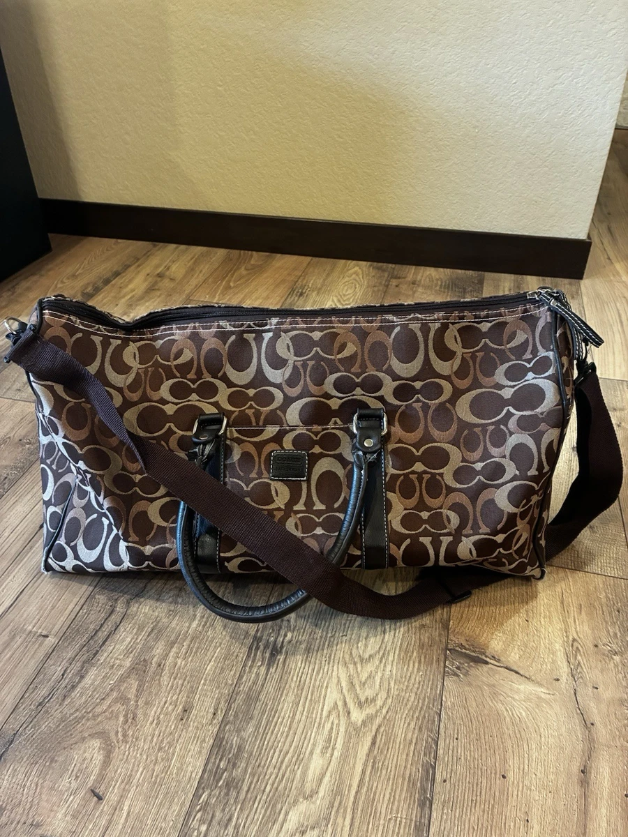 Preços baixos em Sacolas de Viagem de couro Coach | eBay