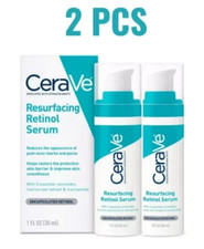 2 Pack CeraVe Resurfacing Retinol Serum 30ml; BRAND NEW IN BOX 2 DAY DELIVERY UK