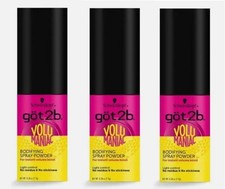Schwarzkopf Got2b Volumaniac Bodifying Spray Powder 0.28 oz Each 3 Pack NEW